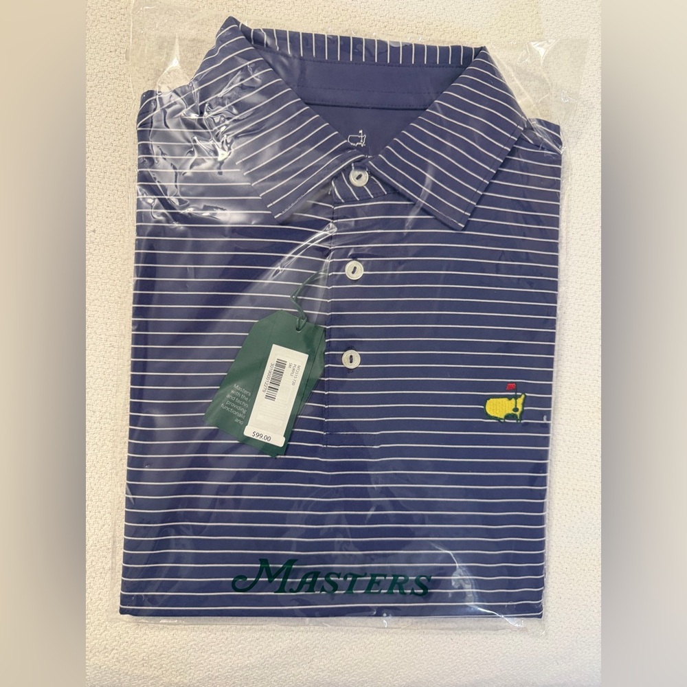 Masters Tournament Men’s polo striped size Small